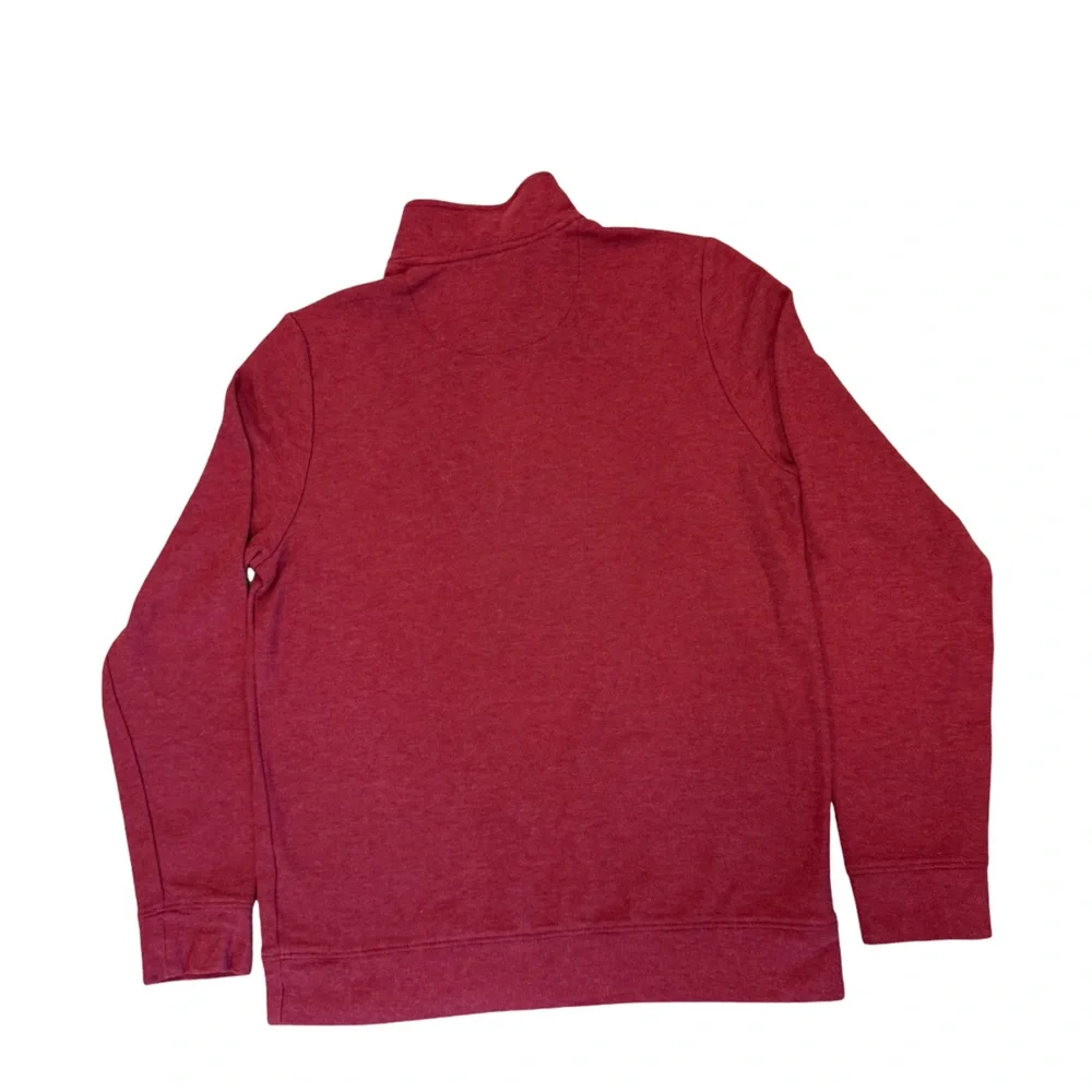 Vineyard Vines Boys Quarter Zip Pullover Size L 16 Red Pima Cotton